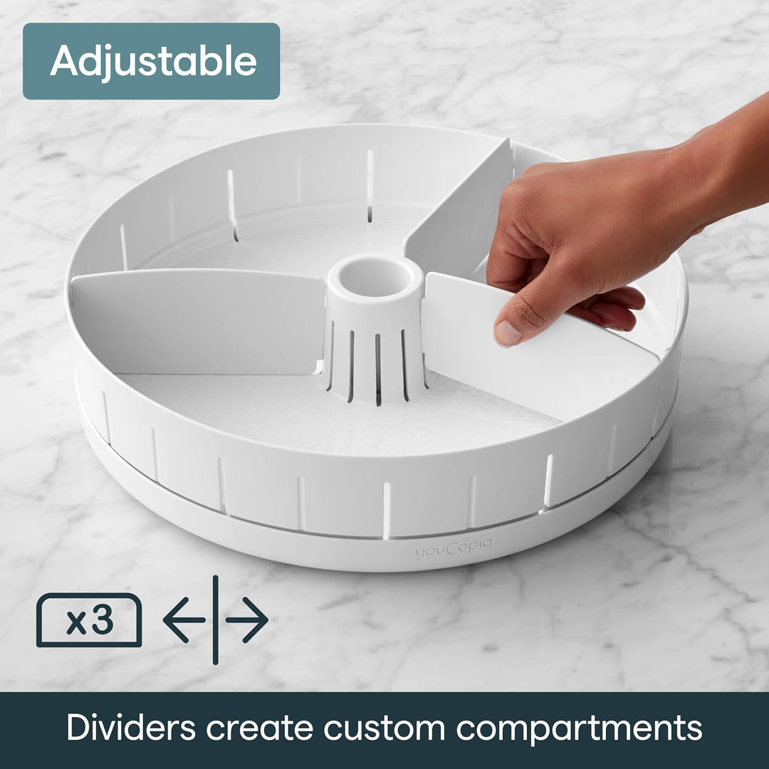 YouCopia 50264 SinkSuite Organizer für Waschbecken, Kunststoff, weiss SinkSuite Plattenspieler, Sink