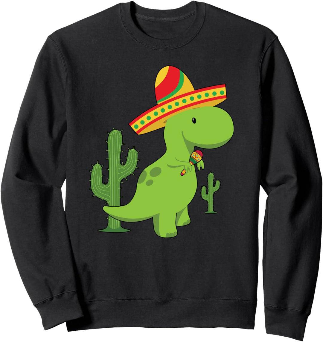 Cinco de Mayo T Rex Dinosaurier Sweatshirt