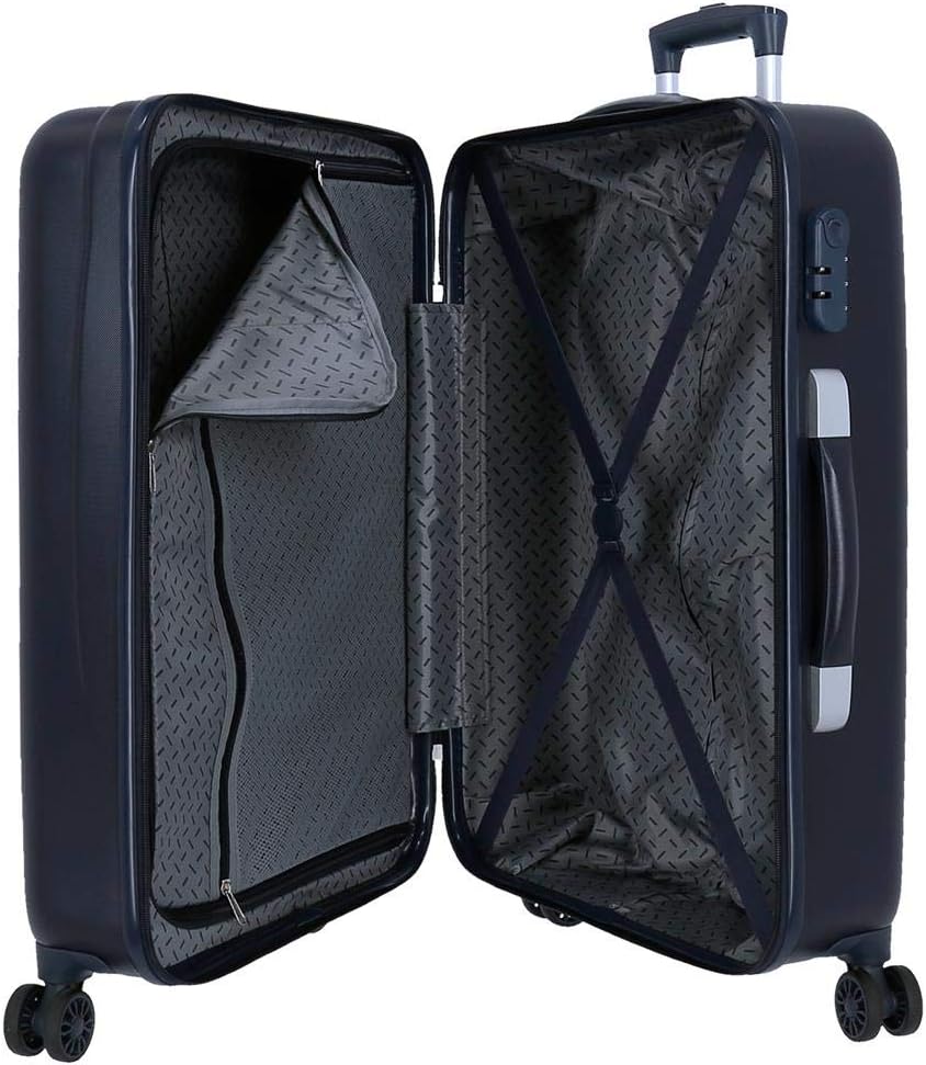 Marvel Avengers All Avengers Mittlerer Koffer Blau 48x68x26 cms Hartschalen ABS Kombinationsschloss
