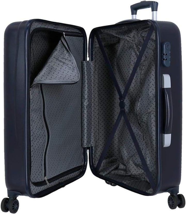 Marvel Avengers All Avengers Mittlerer Koffer Blau 48x68x26 cms Hartschalen ABS Kombinationsschloss