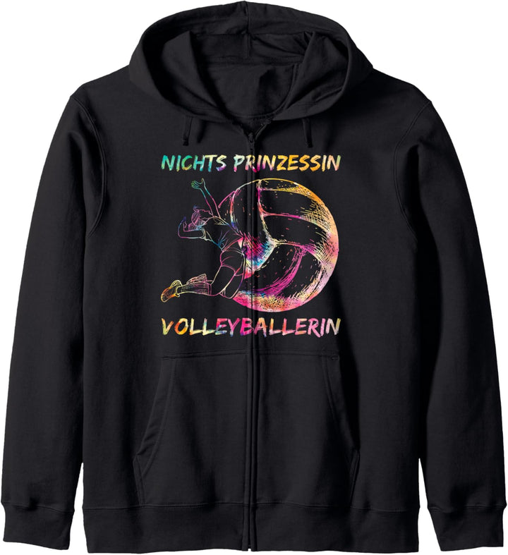 Volleyball Spielerin - Nichts Prinzessin Volleyballerin Kapuzenjacke