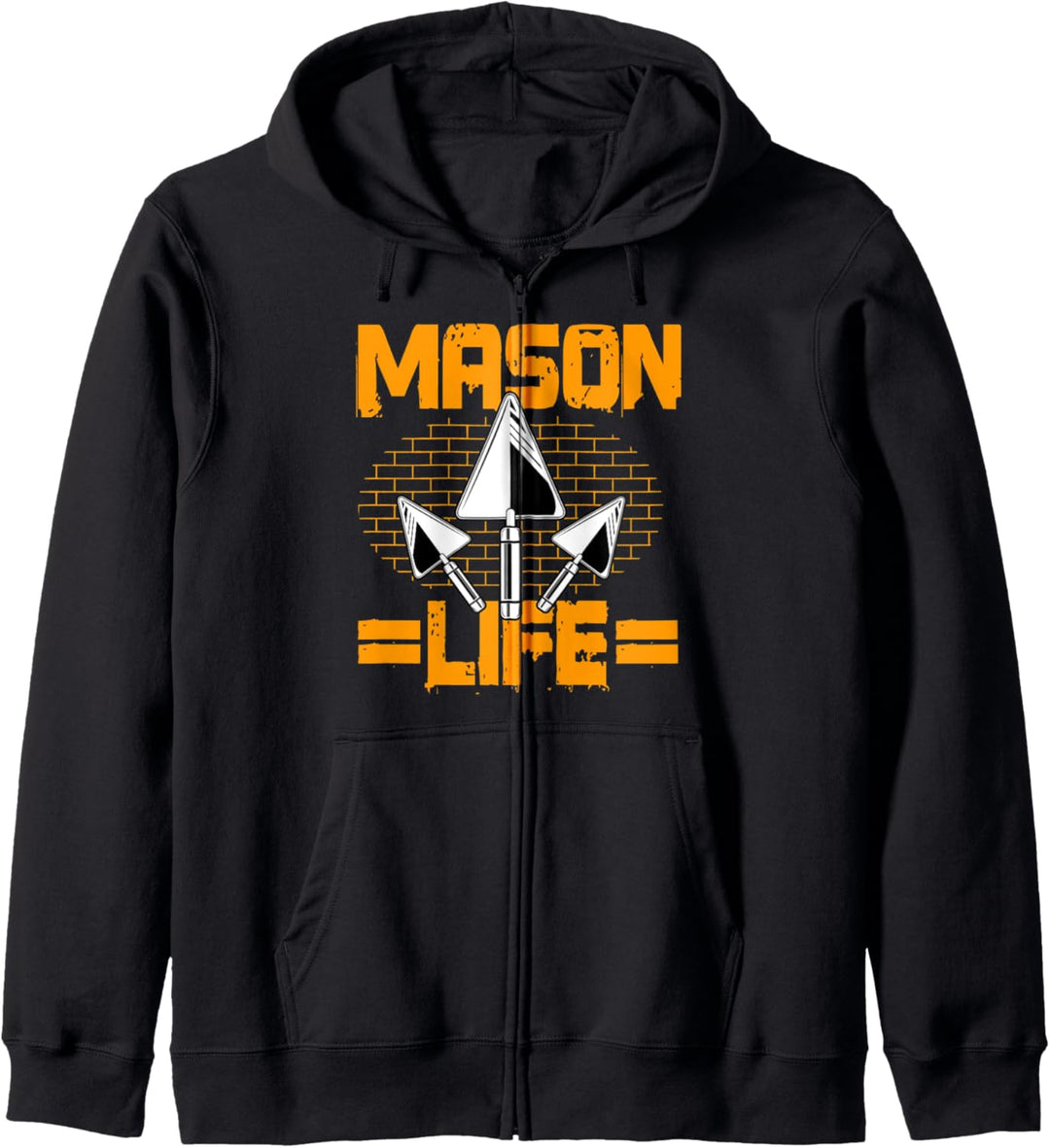 Zement Mason Life Concrete Trowel Maurer Kapuzenjacke