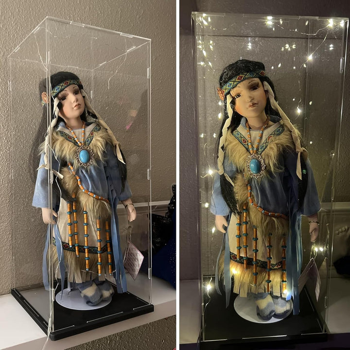 Acryl Vitrine Klar für Lego Actionfiguren Funko Pop Modell Skulptur Transparenter Plexiglas Display