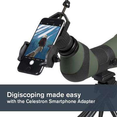 Celestron 52329 LandScout 80 mm Schrägspektiv mit Gummiarmierung, vollvergütete Linsen, 20- bis 60-f