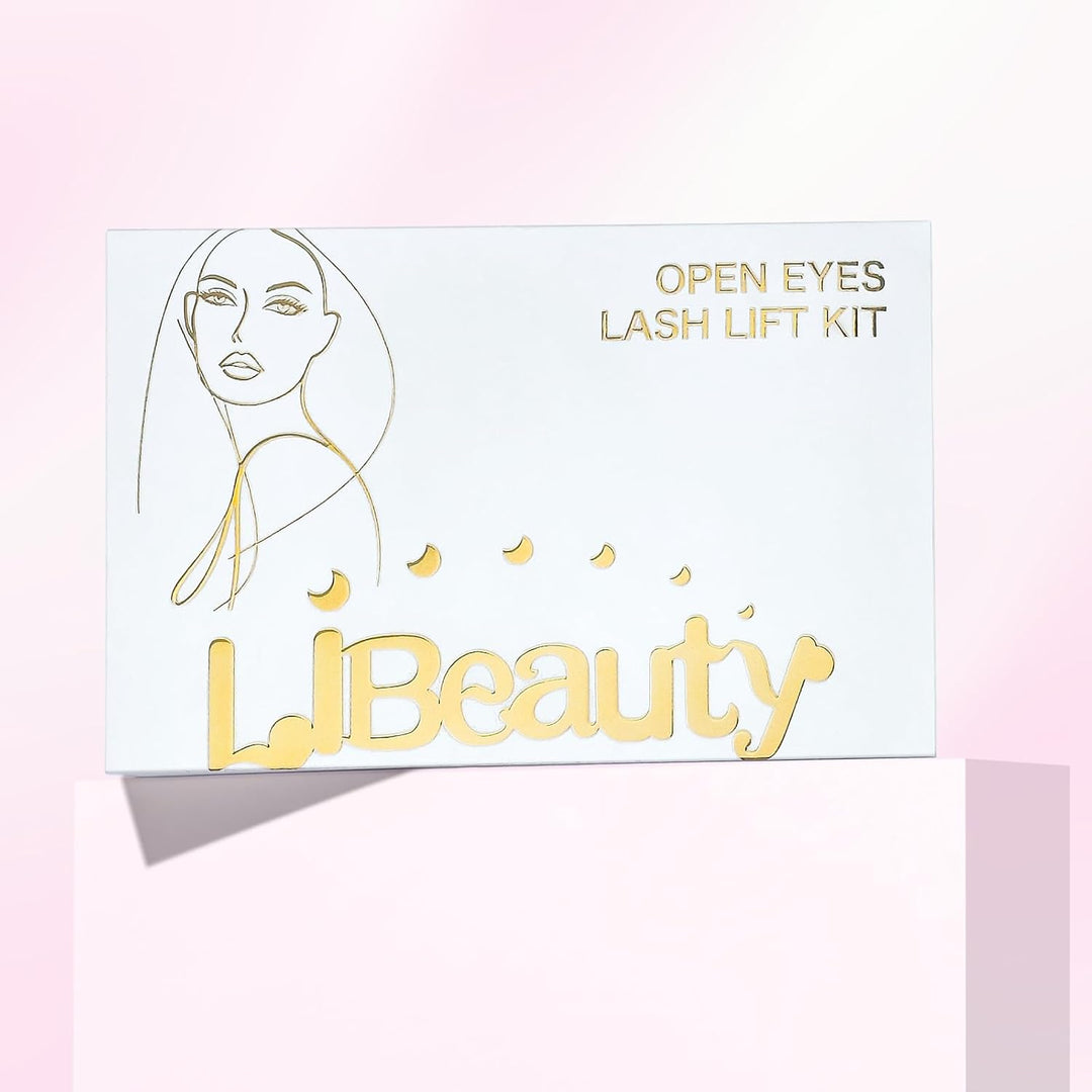 Libeauty Wimpernlifting Set, Lash Lifting Set und Lash Lift Kit mit Open-Eye Wimpernlifting Pads, Au