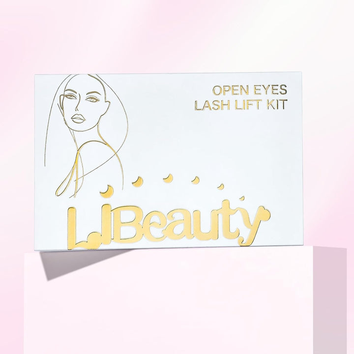 Libeauty Wimpernlifting Set, Lash Lifting Set und Lash Lift Kit mit Open-Eye Wimpernlifting Pads, Au