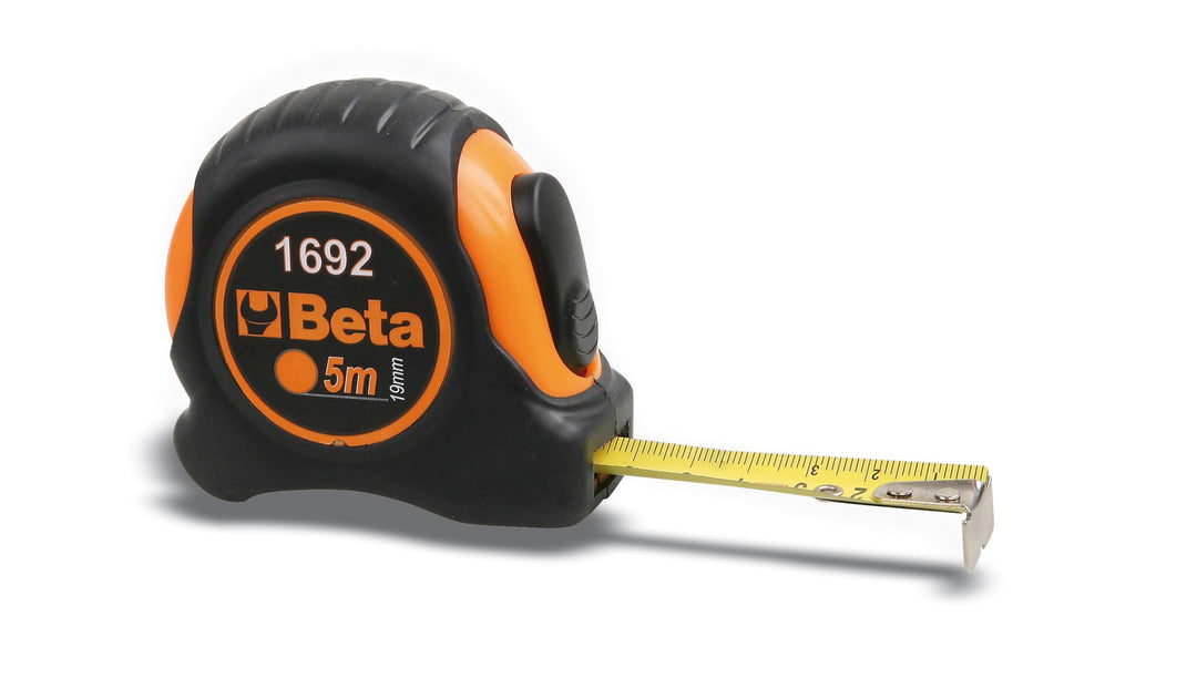Beta 1692/5 - Rollbandmasse, schlagfestes ABS Gehäuse aus Bimaterial Stahlband Präzisionsklasse: II
