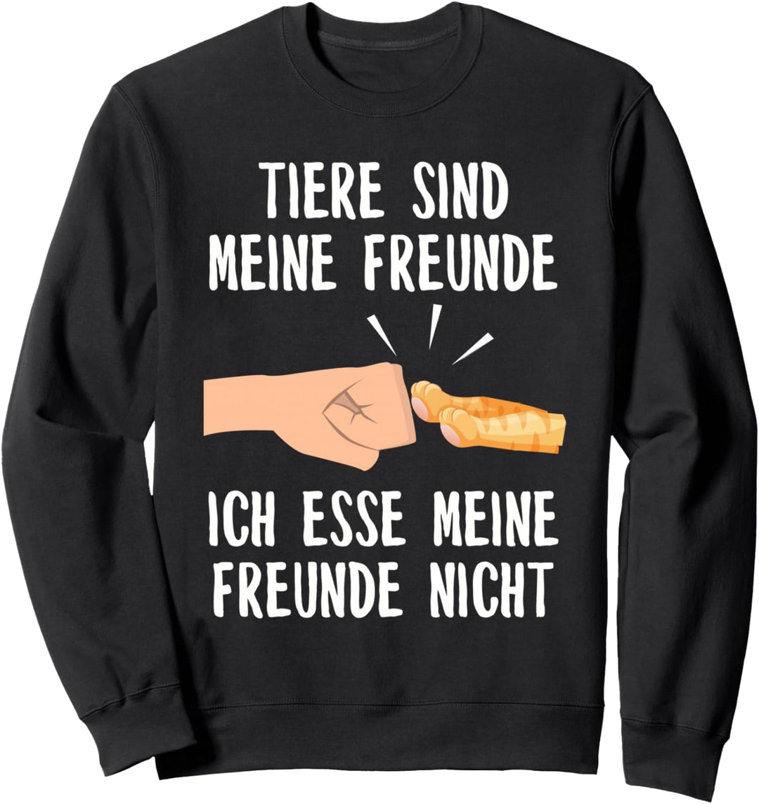 Vegan Tshirt für Veganer Sprüche Vegetarier Tierschutz Ethik Sweatshirt