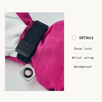 HESTRA Army Leather Heli Ski Jr. - 5 Finger, 5