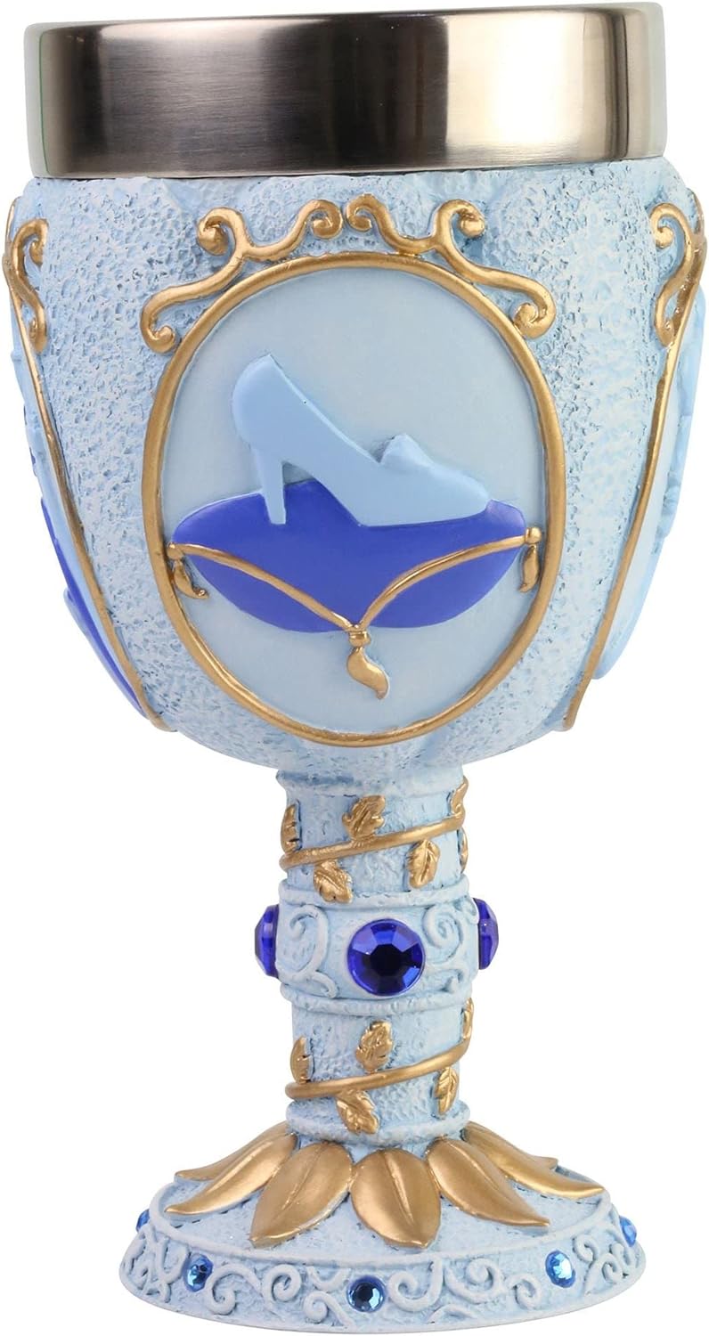 ENESCO Disney Showcase Cinderella Castle Dekorativer Kelch, 18 cm, Mehrfarbig, 6007189