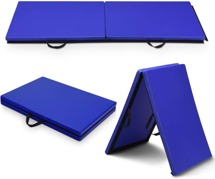 DREAMADE Klappbare Weichbodenmatte, Gymnastikmatte Yogamatte 180x60x4cm, Fitnessmatte Turnmatte mit