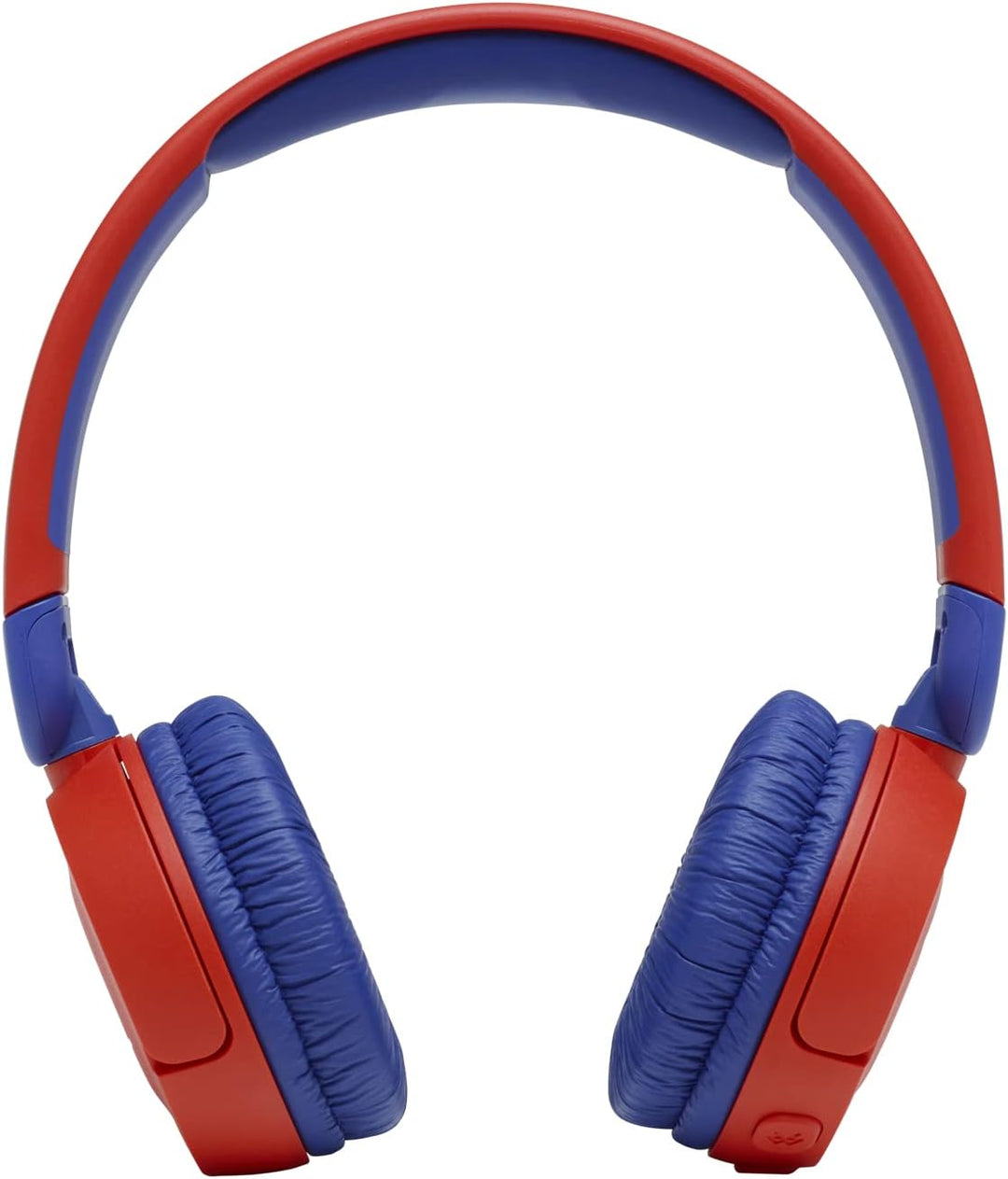 JBL Jr310 BT On-Ear Kinder-Kopfhörer in Rot-Blau – Kabellose Bluetooth-Ohrhörer mit Headset und Fern