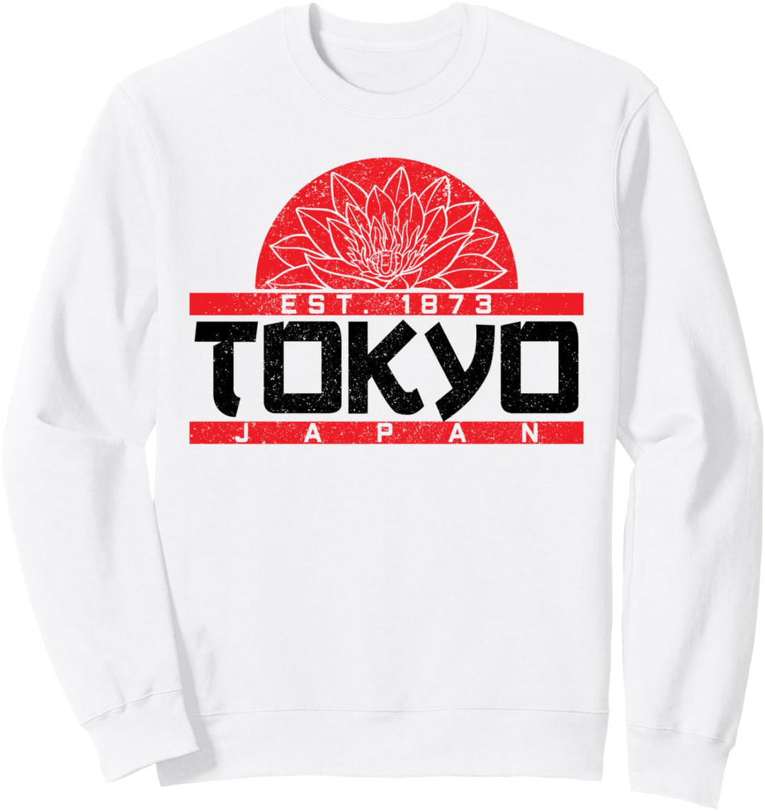 Tokio Japan Japanische Flagge Souvenir Sweatshirt