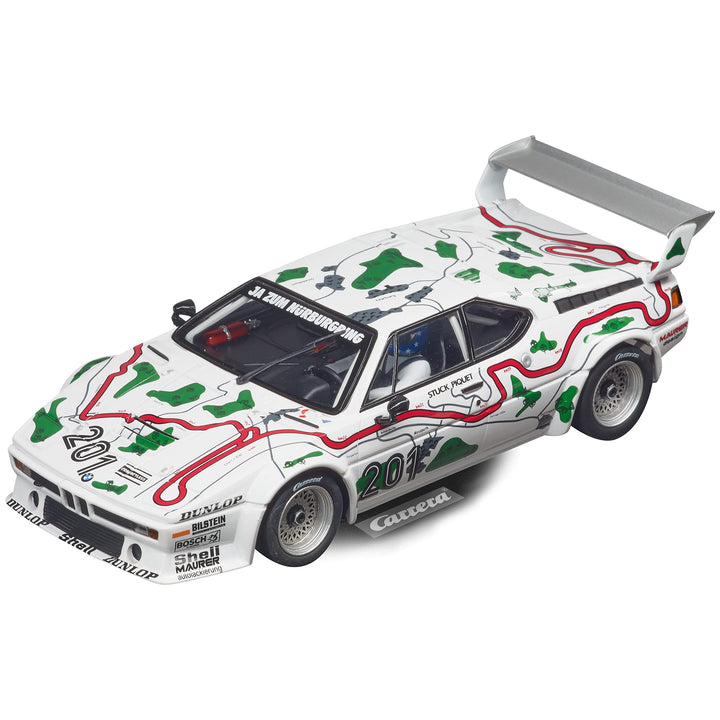 Carrera Digital 132 I BMW M1 Procar No.201 Nürburgring 1000km 1980 I Auto für Rennbahn | Rennbahnen