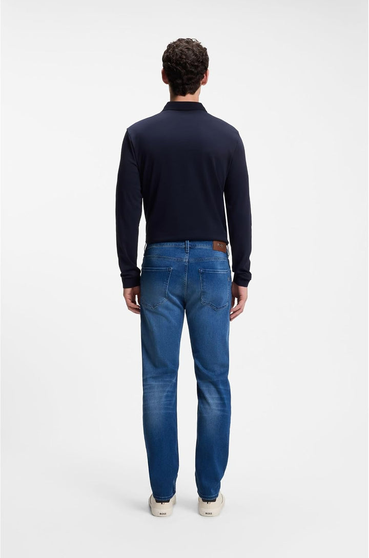 BOSS Herren Hugo Boss H-re.maine Jeans 30W / 34L Mittelblau420, 30W / 34L Mittelblau420