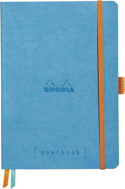 Rhodia 117576C Notizheft Goalbook (DIN A5, 14.8 x 21 cm, Dot, praktisch und trendige, mit weichem De