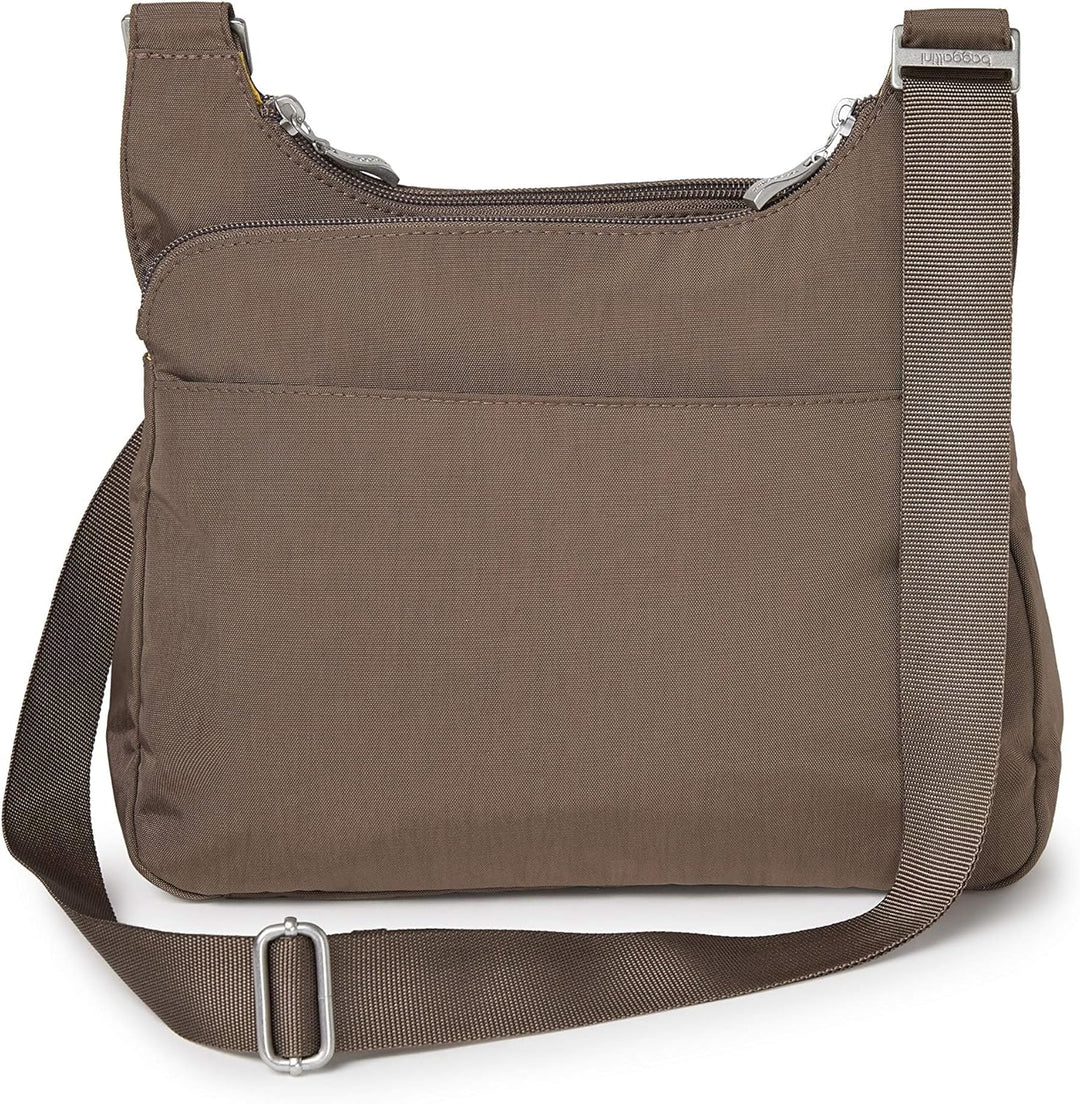 Baggallini Cross-Over-Crossbody-Tasche – leicht, wasserabweisend Portobello, Portobello