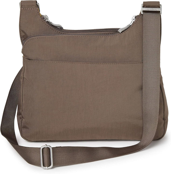 Baggallini Cross-Over-Crossbody-Tasche – leicht, wasserabweisend Portobello, Portobello