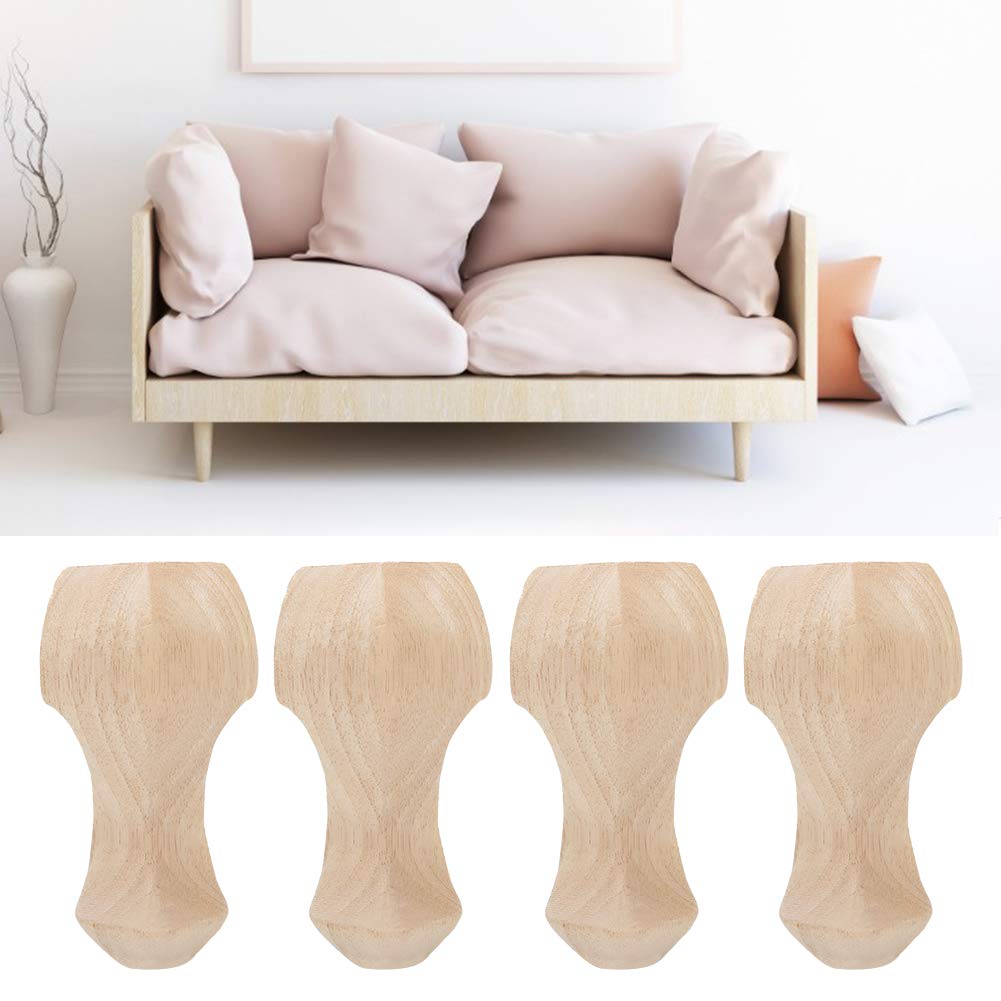 4 Stücke Holz Möbel Beine Couchtisch Füsse Bein Eckenschutz Schutz Dekorative Füsse Bein für TV Schr