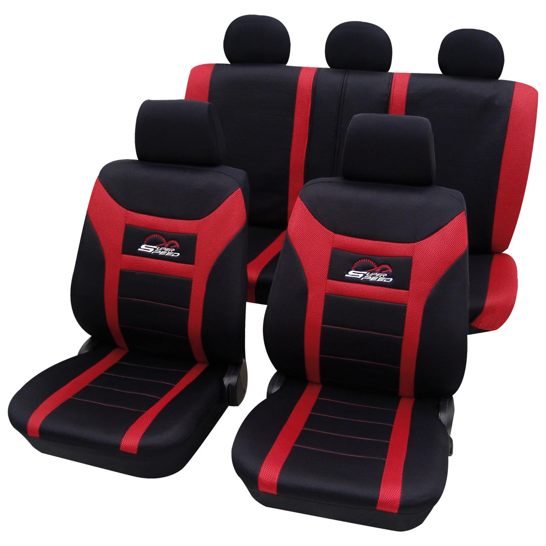 Petex 22974812 Sitzbezüge, rot, SAB1 Vario, rot