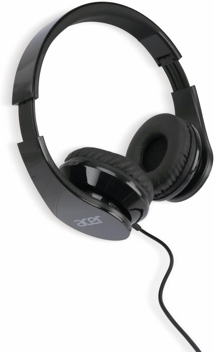 Headset ACER Compatible Over-Ear Headphones Black, Retail Box