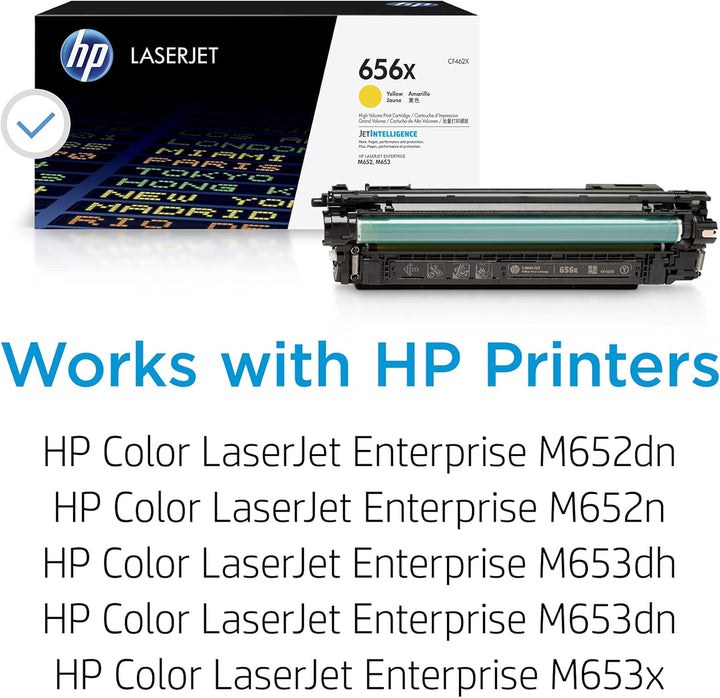 HP 656X (CF463X) Rot Original Toner mit hoher Reichweite für HP Color LaserJet Enterprise M652, M653