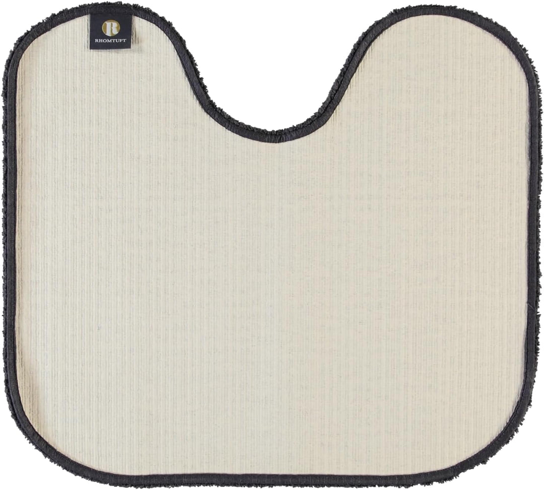 Rhomtuft Badematte Aspect, Farbe: zinn, Grösse: 55x60cm Toilettenvorlage mit Ausschnitt 55x60 cm, To