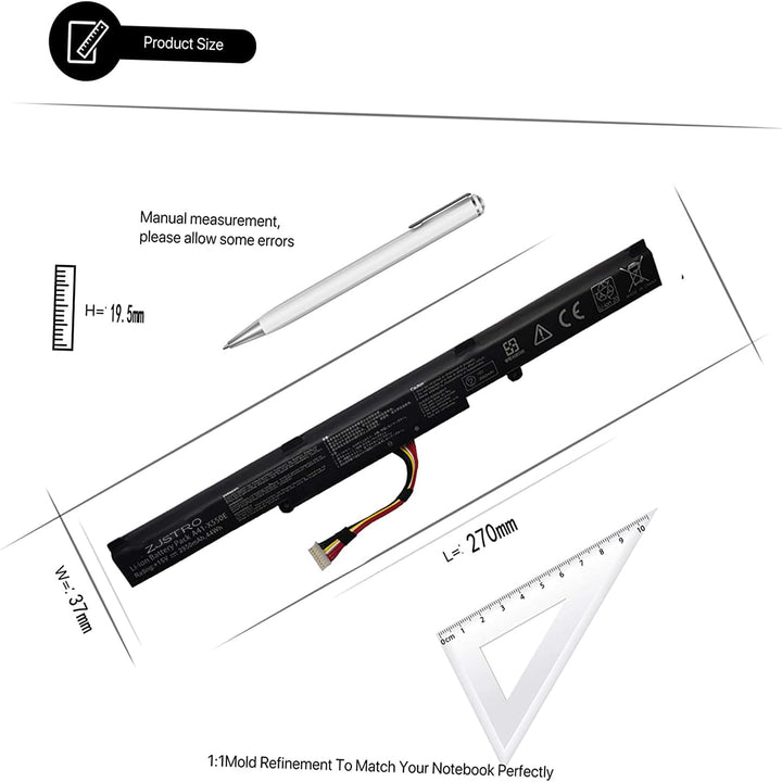 A41-X550E Laptop Akku für ASUS A450J A450JF X450J X450JF K550E K550DP X550D X550DP R510D R510DP F550