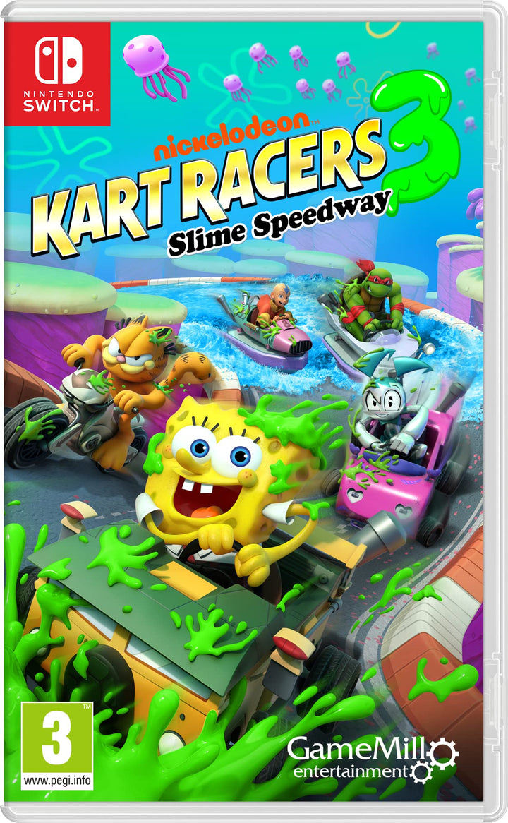 Videogioco GameMill Entertainment Nickelodeon Kart Racers 3 Slime Speedway Nintendo Switch, Nintendo