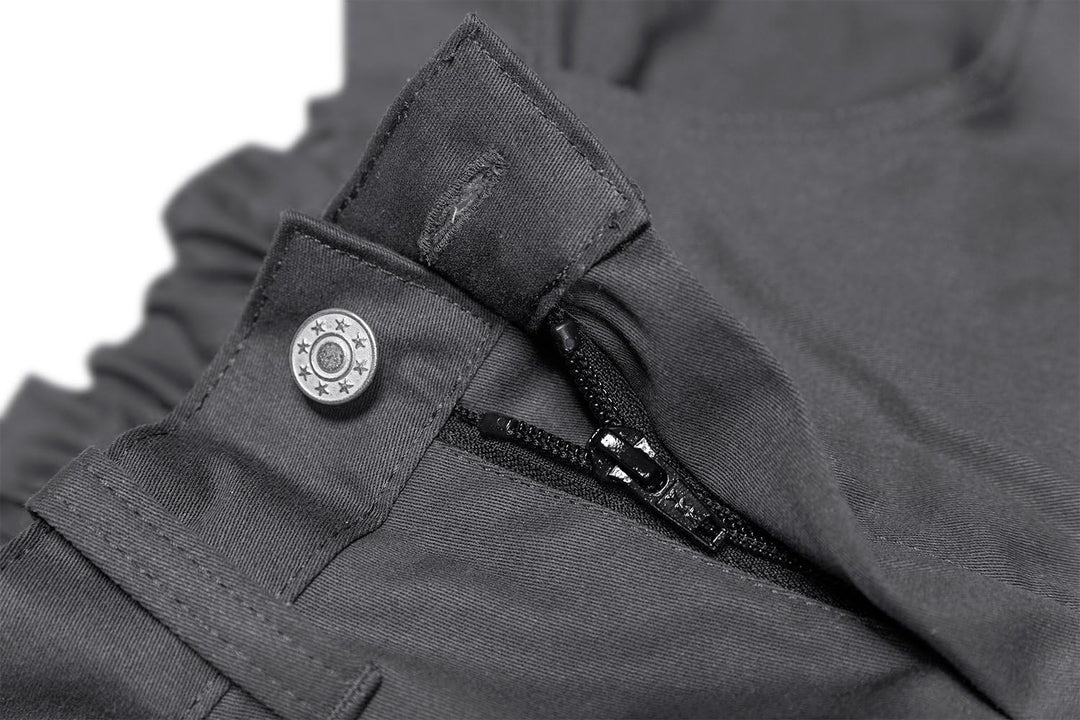 strongAnt Arbeitshose komplett Stretch Männer Berlin Pro Bundhose 42 Grau / Schwarz / 260 G/M², 42 G