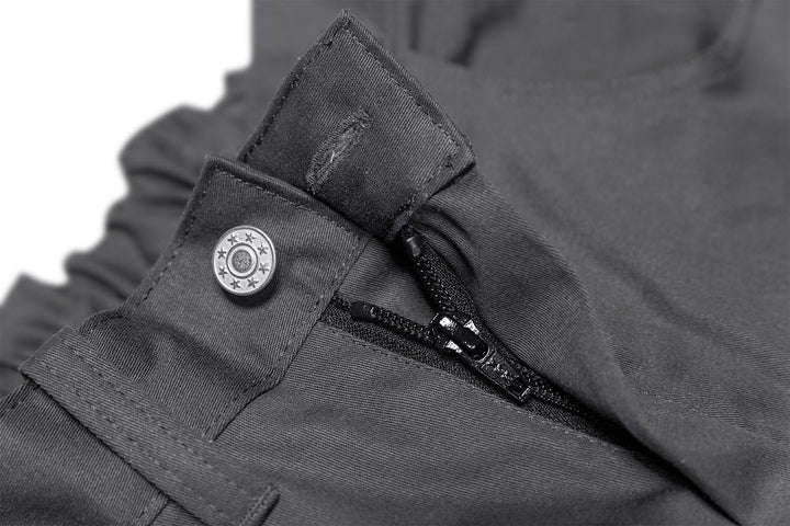 strongAnt Arbeitshose komplett Stretch Männer Berlin Pro Bundhose 44 Grau / Schwarz / 260 G/M², 44 G