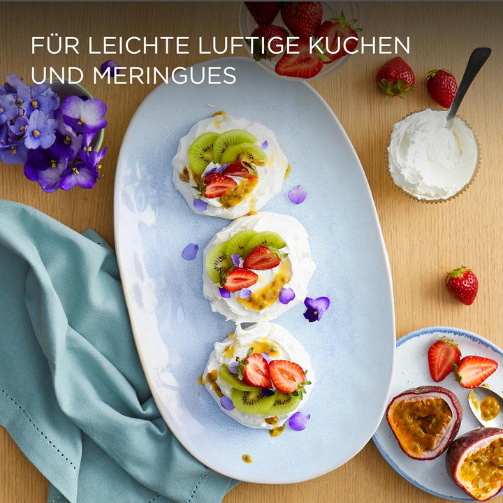 Kenwood Handmixer QuickMix Go HMP40.000GY, tragbar dank integriertem Koffer, Inklusive Edelstahl Sch