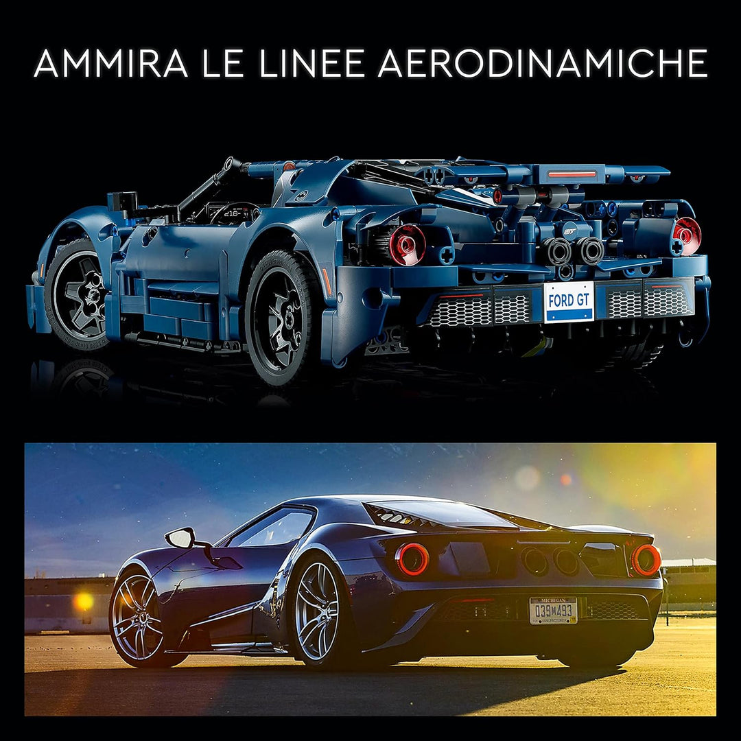 LEGO Technic McLaren Formel 1 Rennwagen & Technic Ford GT 2022 Auto-Modellbausatz für Erwachsene im