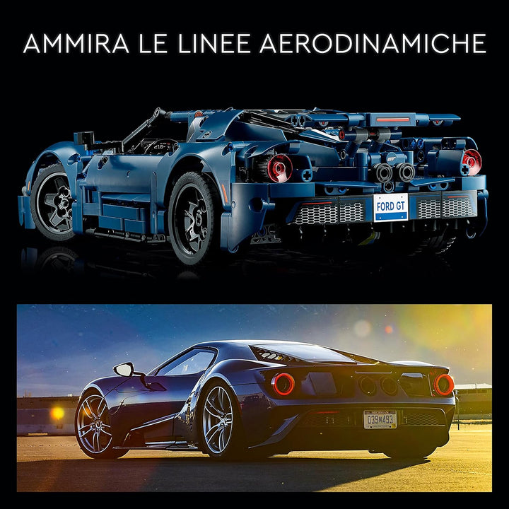 LEGO Technic McLaren Formel 1 Rennwagen & Technic Ford GT 2022 Auto-Modellbausatz für Erwachsene im