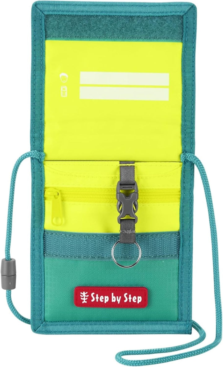 Step by Step Brustbeutel, mit Sichtfenster, Münzfach mit Reissverschluss, Schlüsselbefestigung, zum