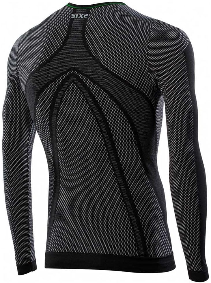 SIX 2 Unisex TS2L-ML-NE T-Shirt, Schwarzes Carbon, M