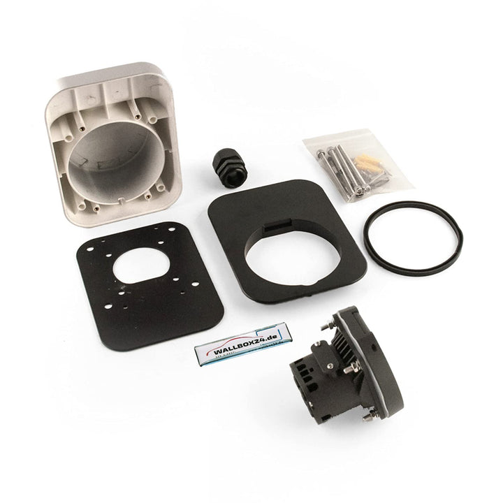 Wallbox24 Aufbau Steckdose IP54 3 Ph 400V 32A Typ 2 Wallbox Ladestation Ersatz Wallbox24