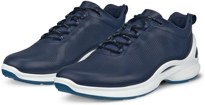 ECCO Herren BiomfjuelmSneaker 39 EU Blau Weiss, 39 EU Blau Weiss