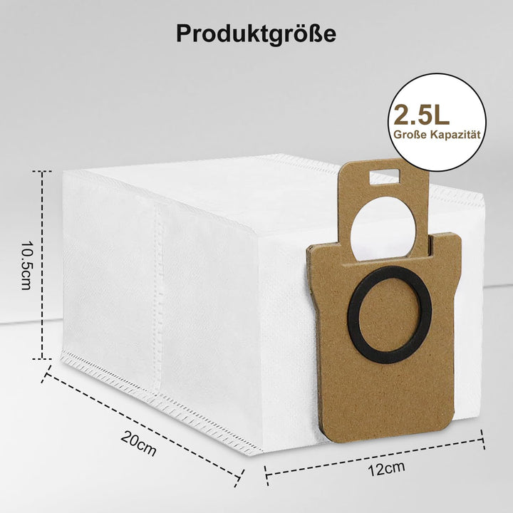 15 Stück Staubbeutel für Dreame L10s Ultra/ L20 Ultra/ L10 Ultra, Xiaomi X10+, X20+ Saugroboter, 2,5