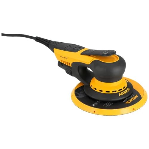 Mirka® DEROS II 750 175mm Hub 5,0. Die Mirka® DEROS ist eine 175 mm grosse elektrische Exzenterschle