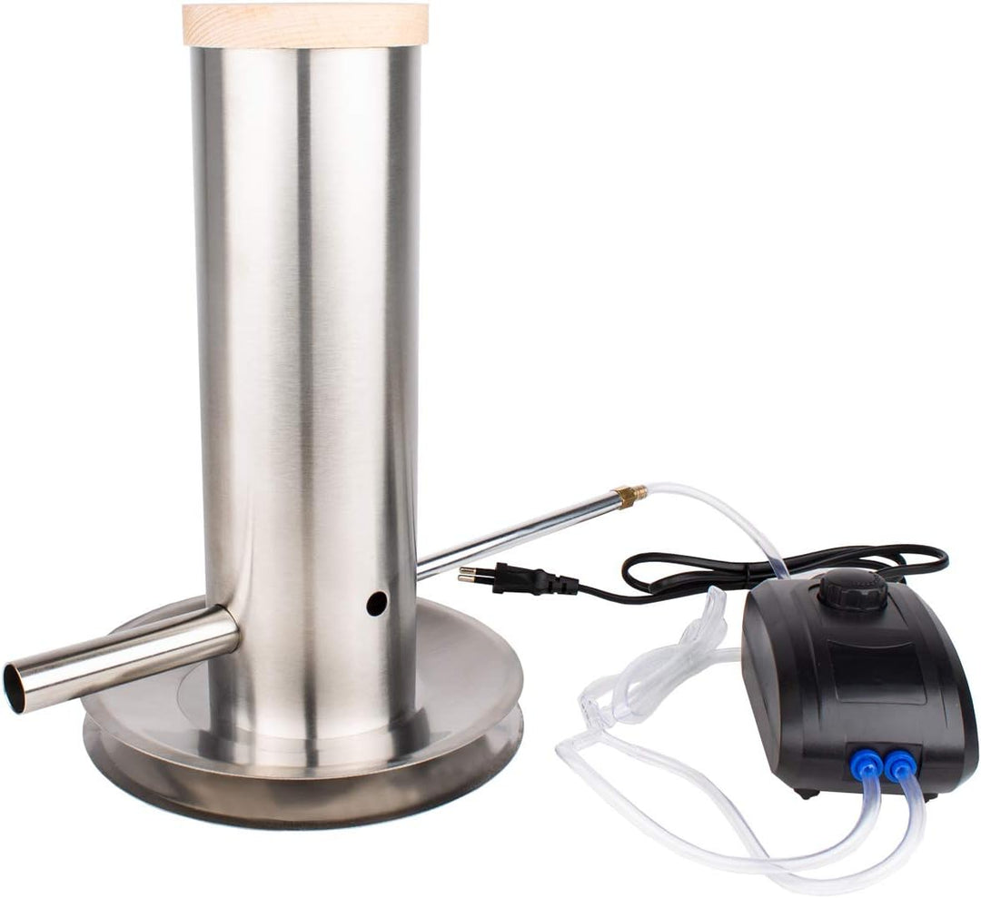 Beeketal 'EKB-1' Edelstahl Sparbrand Kaltraucherzeuger elektrisch, Rauchmenge stufenlos regulierbar,