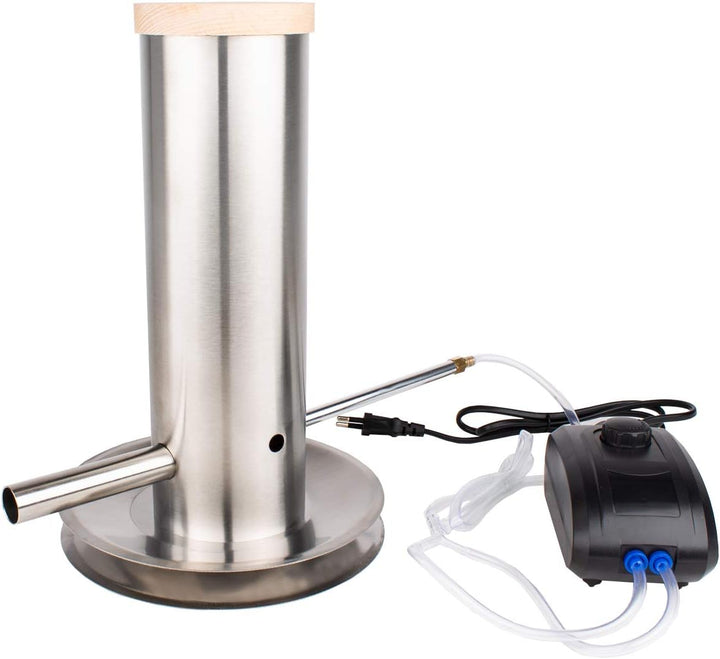 Beeketal 'EKB-1' Edelstahl Sparbrand Kaltraucherzeuger elektrisch, Rauchmenge stufenlos regulierbar,