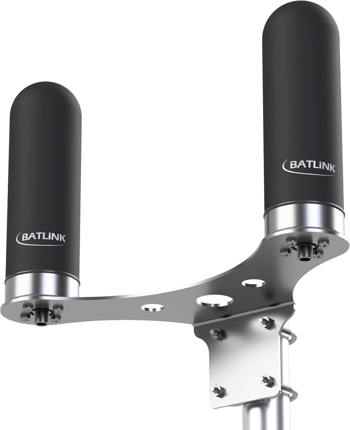 BATLINK MAO5GV2 2x2 MIMO Marine Grade (IP66) 5G Antenne inkl. 2.5m Kabel - 9dBi Leistungsgewinn, für
