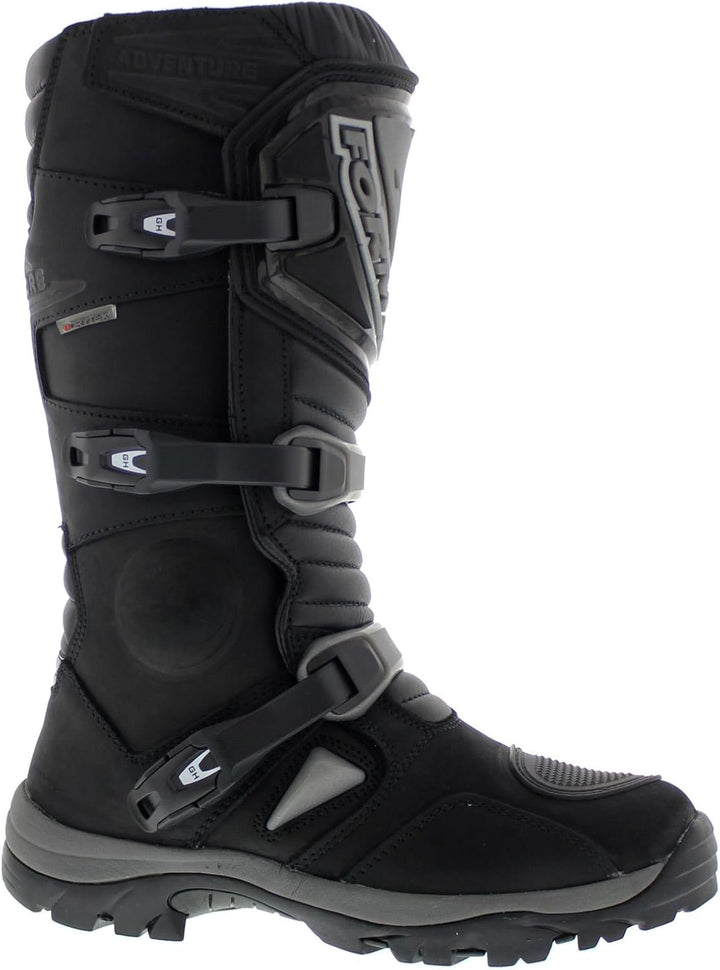 Forma Adventure Dry Wasserdichte Motorradstiefel 43 EU Schwarz, 43 EU Schwarz