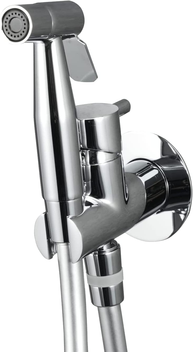 Bidet Handbrause Kalt und warm Toilette Bad Bidet für Bidet Armaturen WC mit G1/2" Ventil Toilette A