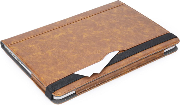 TYTX Kompatibel mit MacBook Pro 14 Hülle Zoll Leder Case 2021 A2442 M1 Pro/M1 Max, Laptop-Hülle Foli