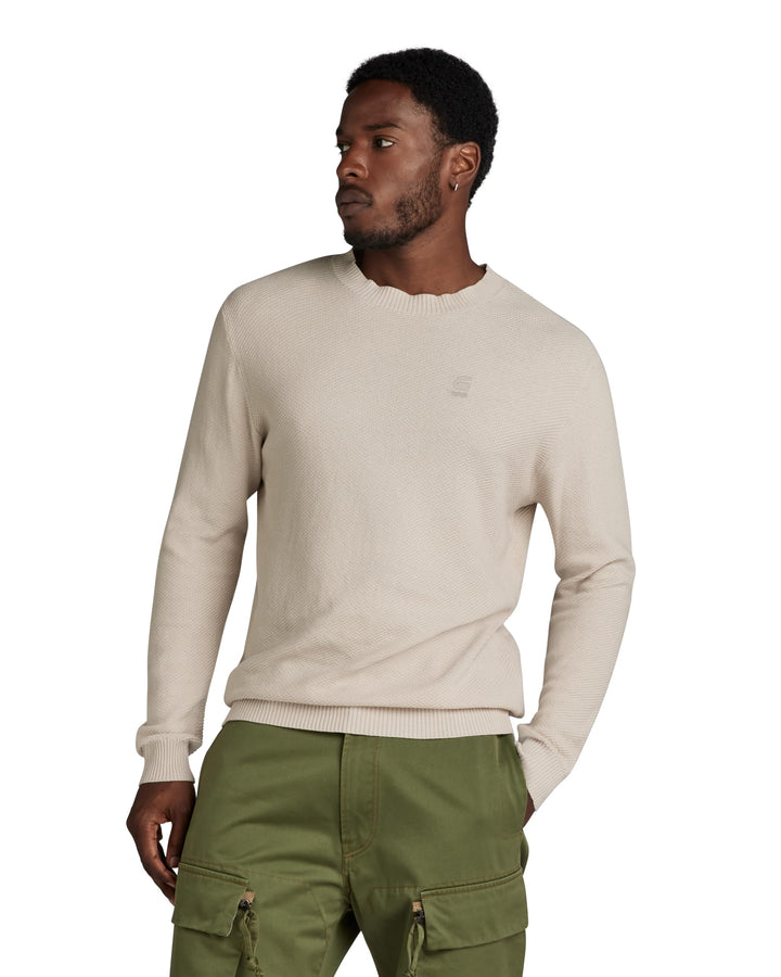 G-STAR Herren Premium Core Hooded Zip Sweater XS Beige (Whitebait D24461-d631-1603), XS Beige (White