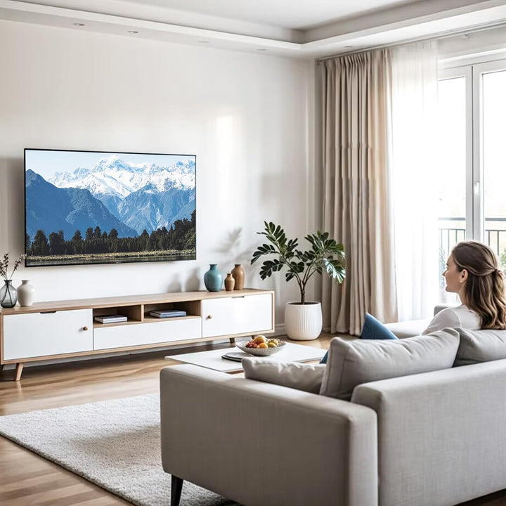 Slim Fit Wandhalterung für Samsung (2021) 43-85 Zoll TVs, TV Wandhalterung für Samsung mit Einem Max