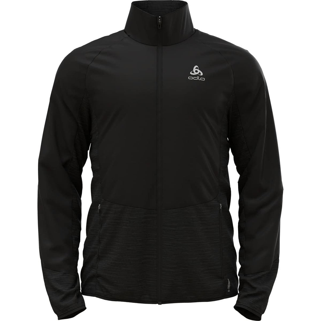 Odlo Herren Run Easy Warm Hybrid_313912 Laufjacke (1er Pack) S Schwarz, S Schwarz