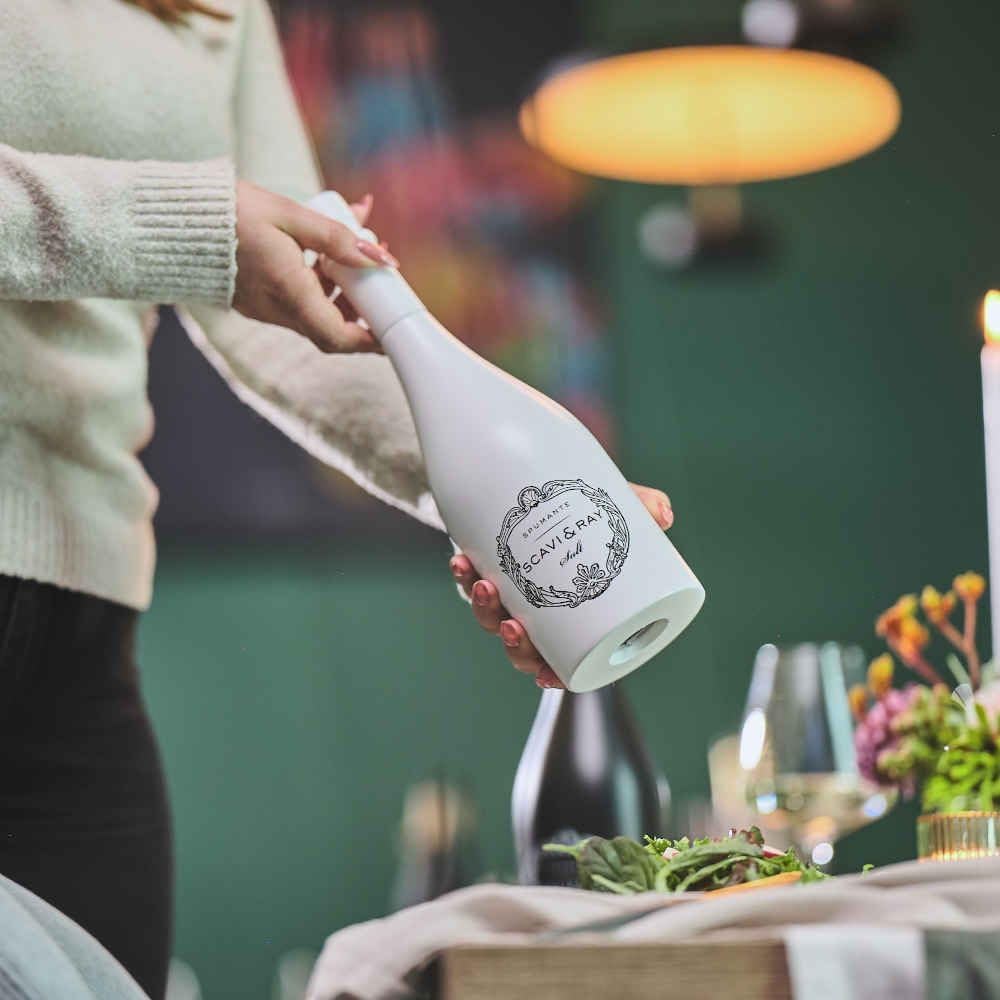 SCAVI & RAY XXL Salz- und Pfeffermühlen Set in Flaschenform - Original SCAVI & RAY Merchandise - Hoc